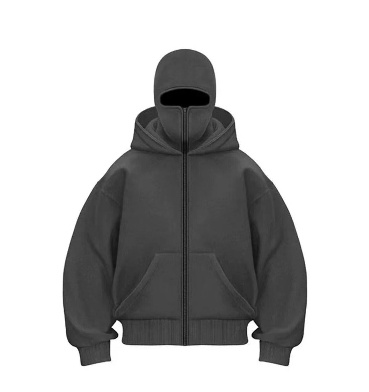 Hoodie Jacka med Dragkedja 🧥