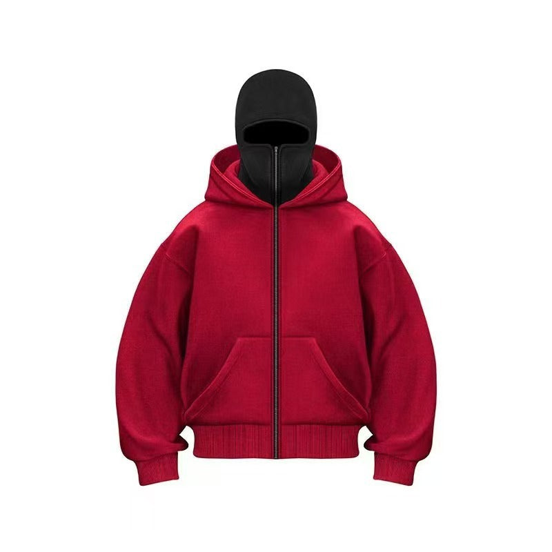 Hoodie Jacka med Dragkedja 🧥