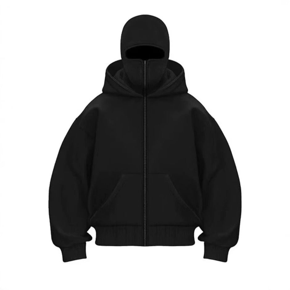 Hoodie Jacka med Dragkedja 🧥