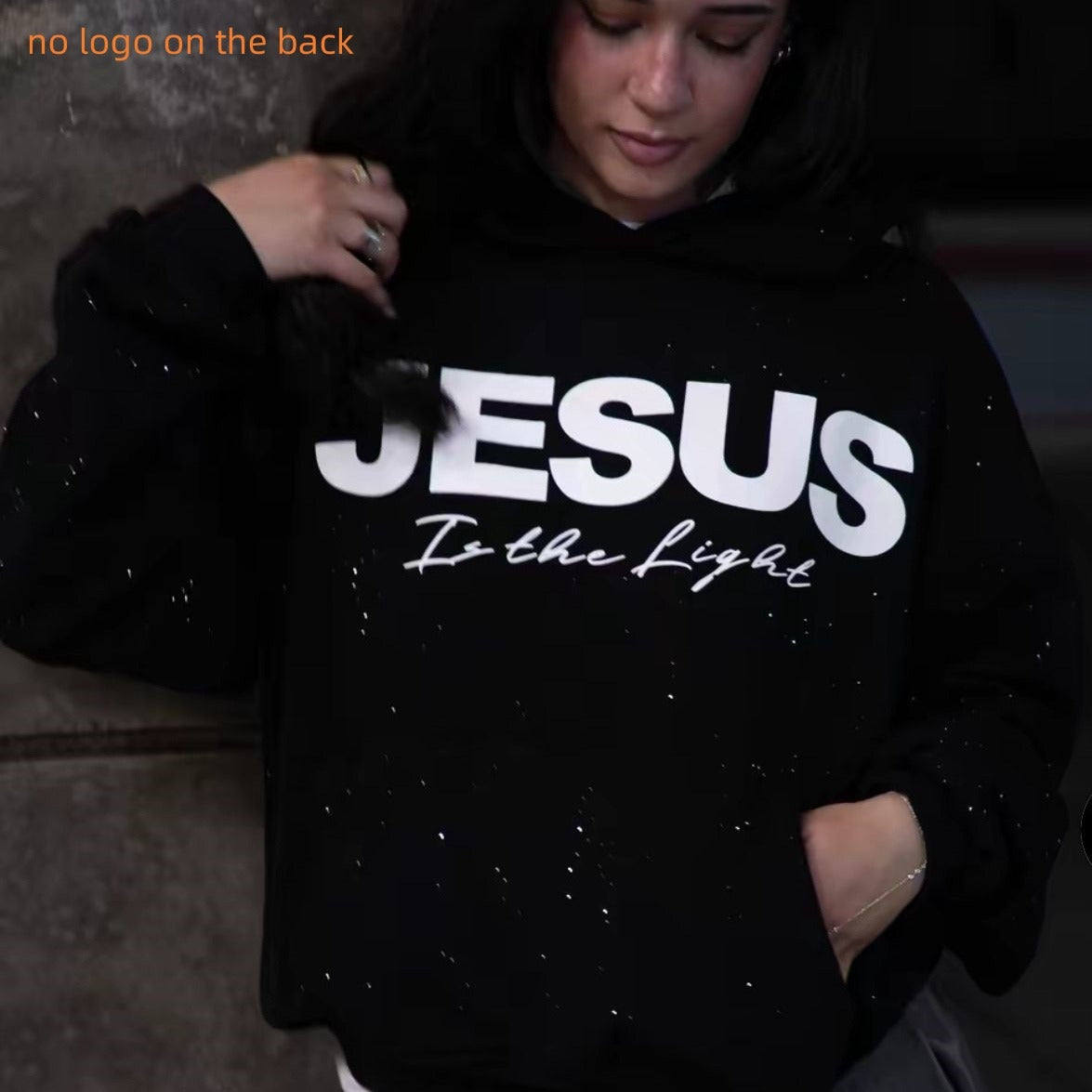 Pullover Hoodie med 3D-tryck 💕