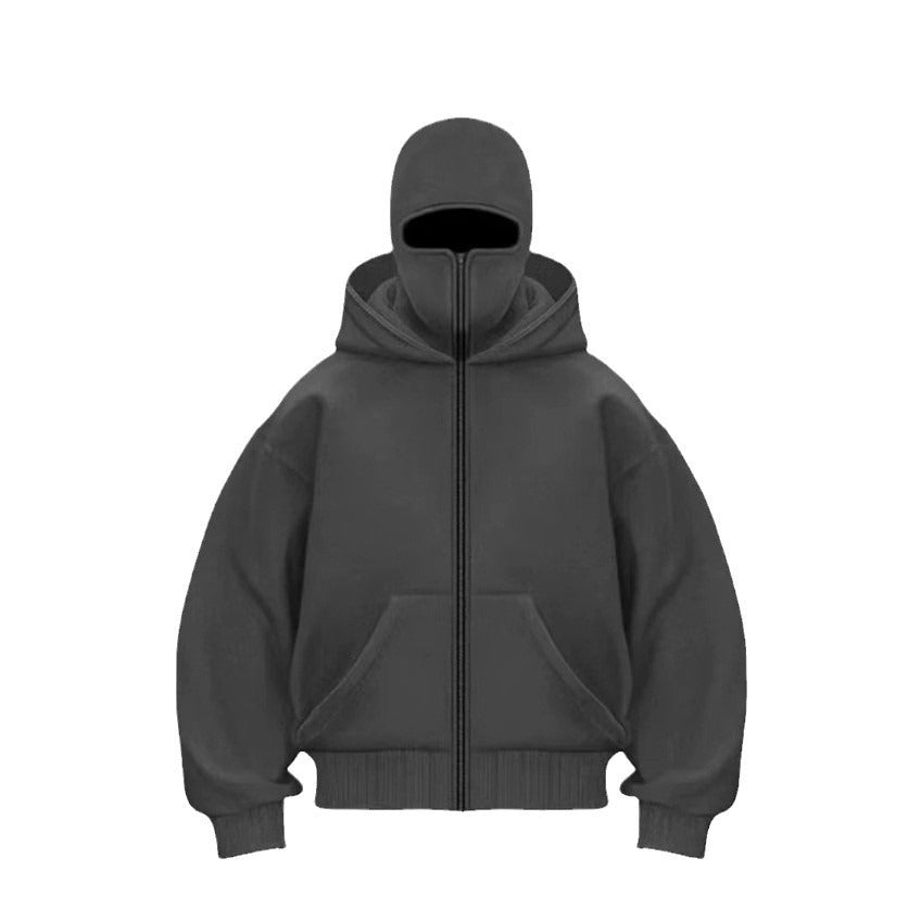 Hoodie Jacka med Dragkedja 🧥