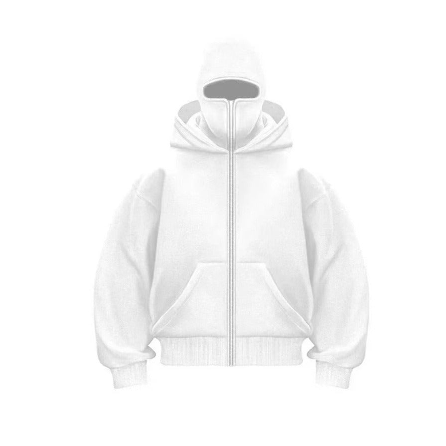 Hoodie Jacka med Dragkedja 🧥